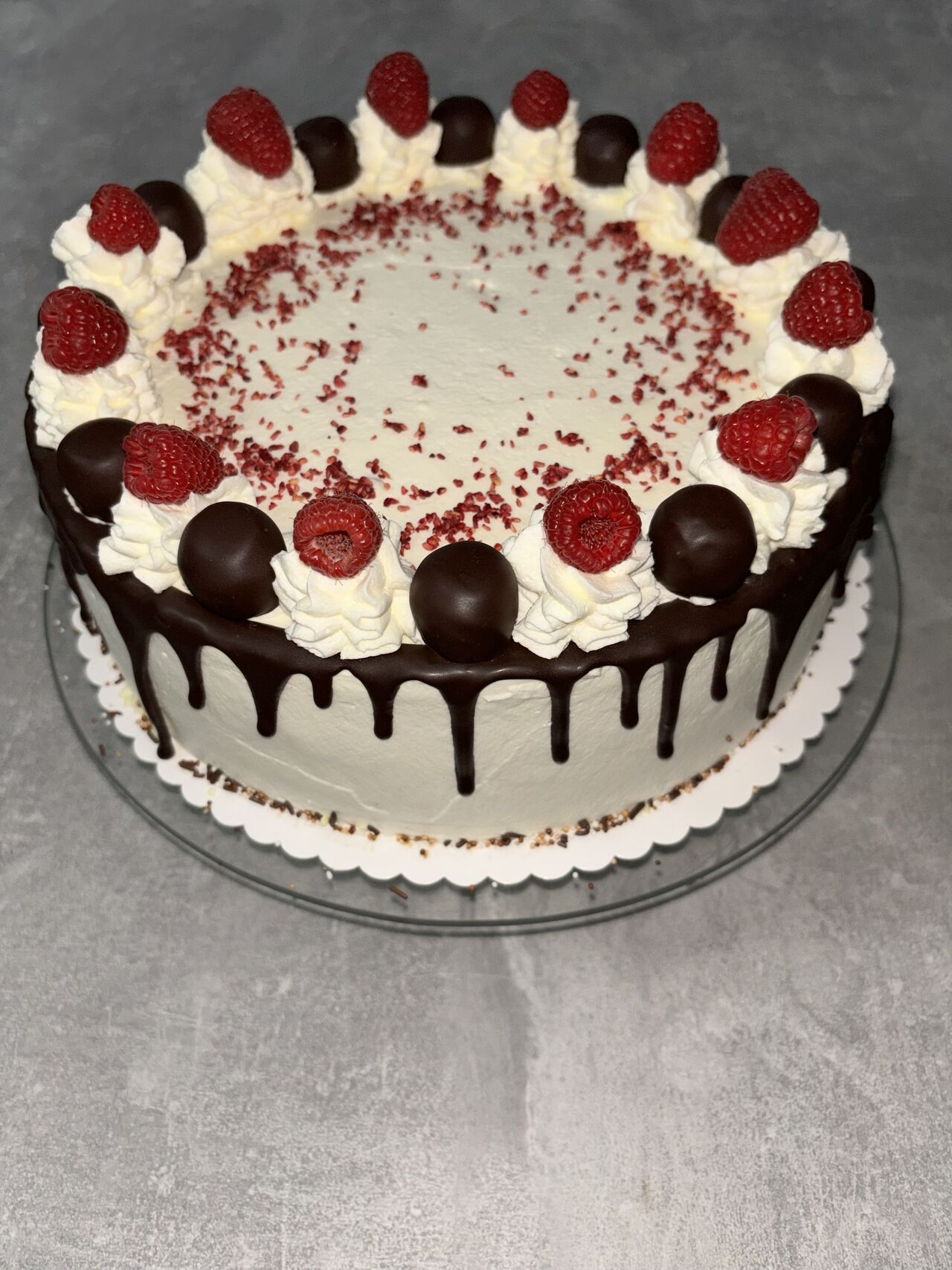 Himbeere-Schoko Torte