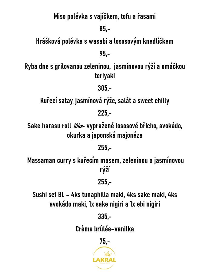 Mimo jiné dnes nabízíme