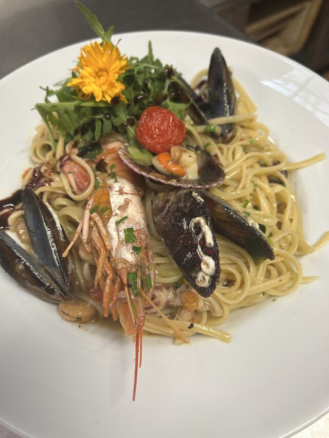 Linguine mit Meeresfrüchten