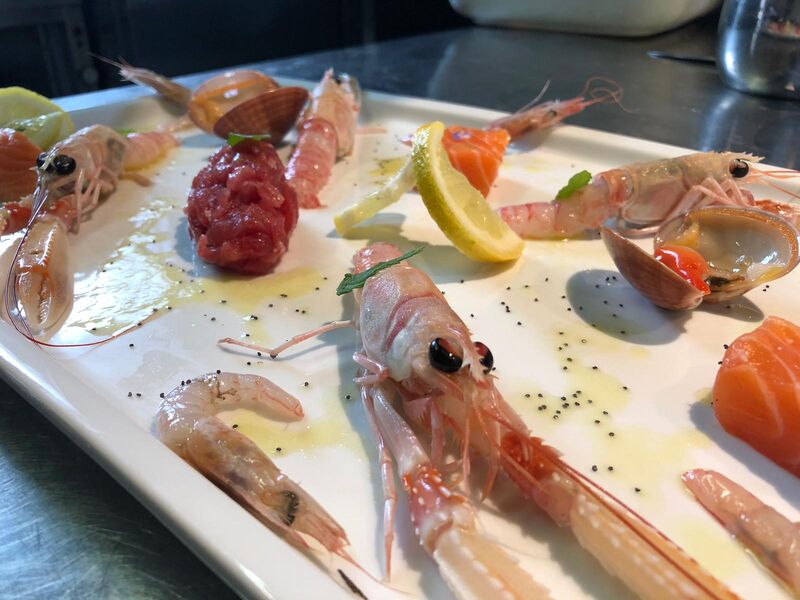 il nostro crudo di pesce