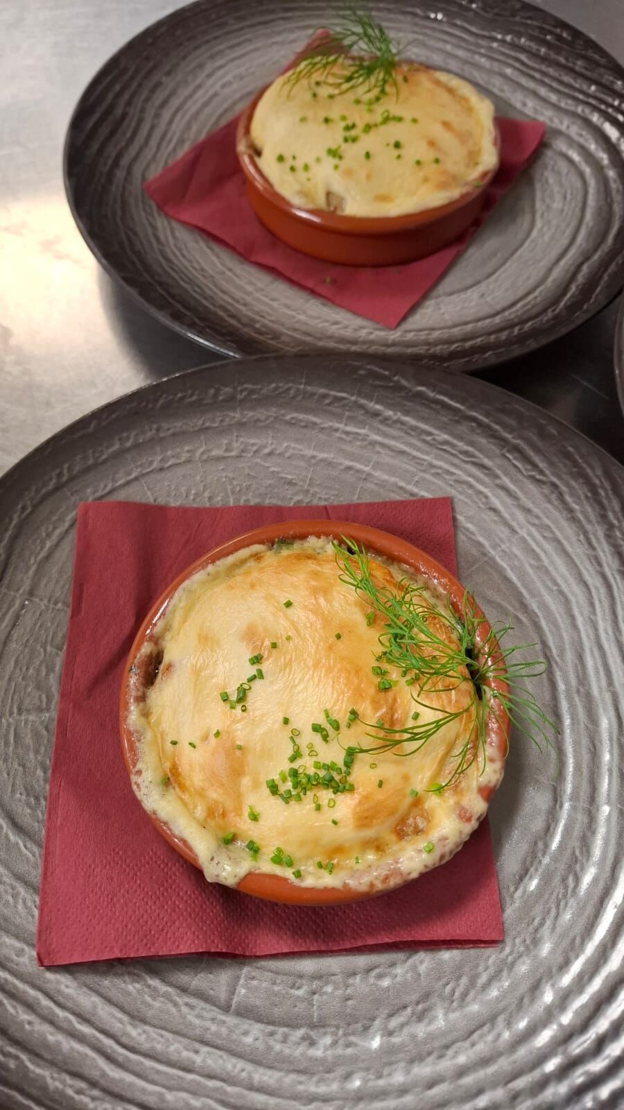 Sabayon de St Jacques et langoustines