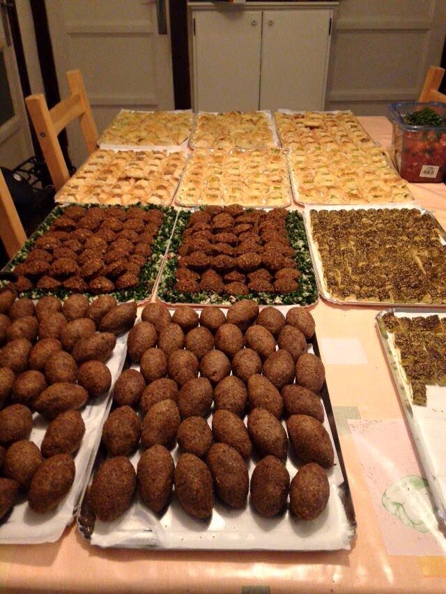 Nos préparations pour vos événements / Chaussons, Falafels, Kebbés, Feuilletés aux thyms