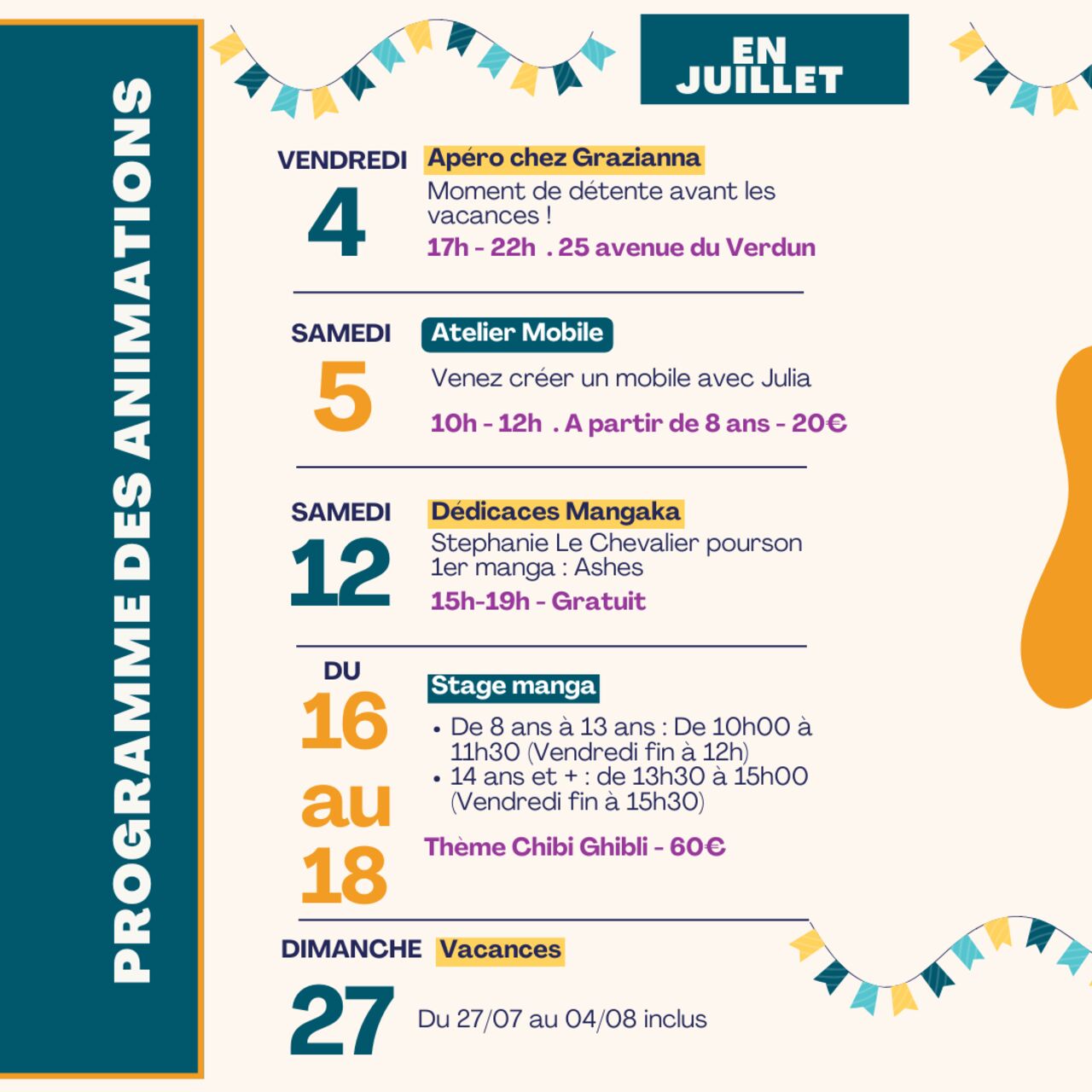 🌿 Evènement de Juillet 🌿