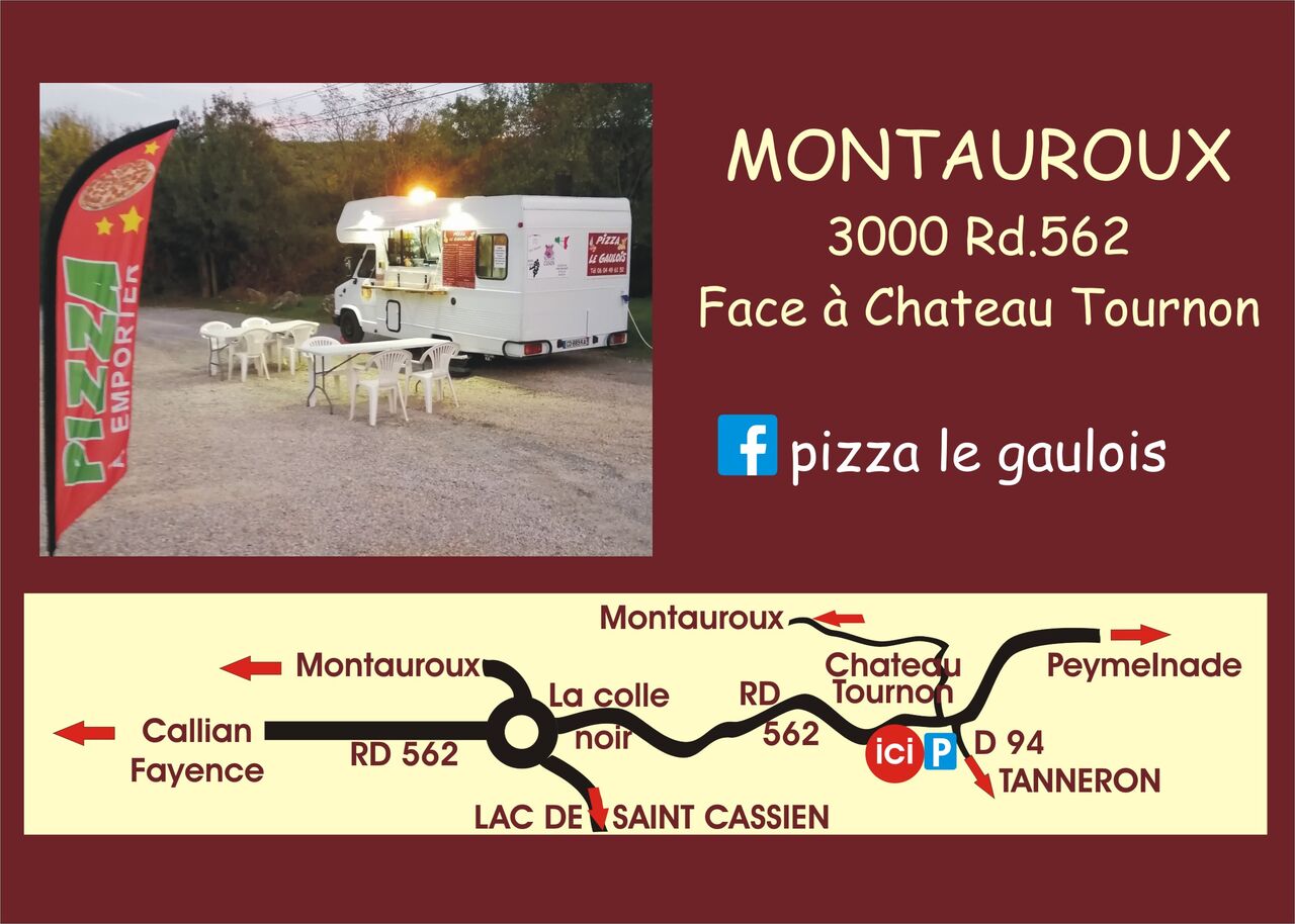 Photo et plan d'accès à l'emplacement de MONTAUROUX