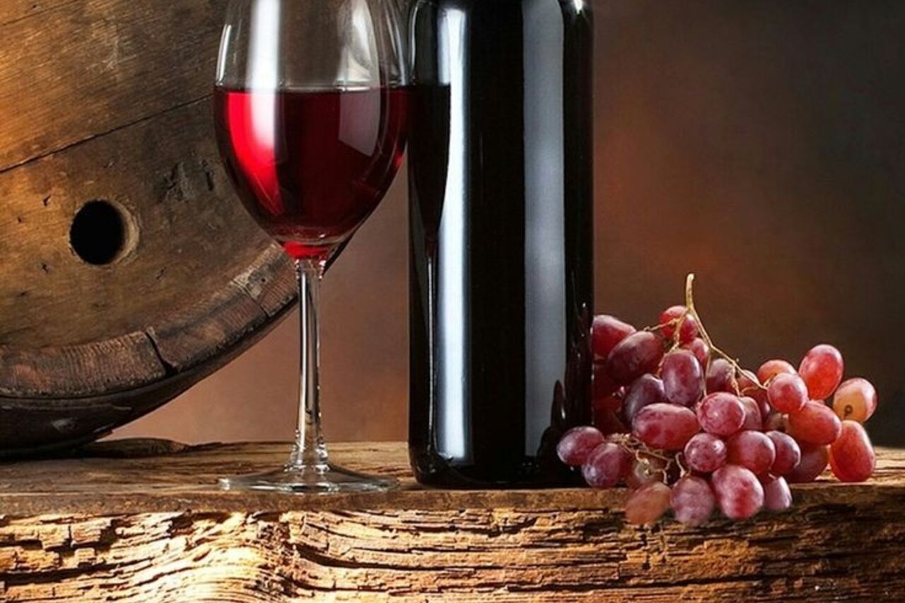 Une cave à vins
