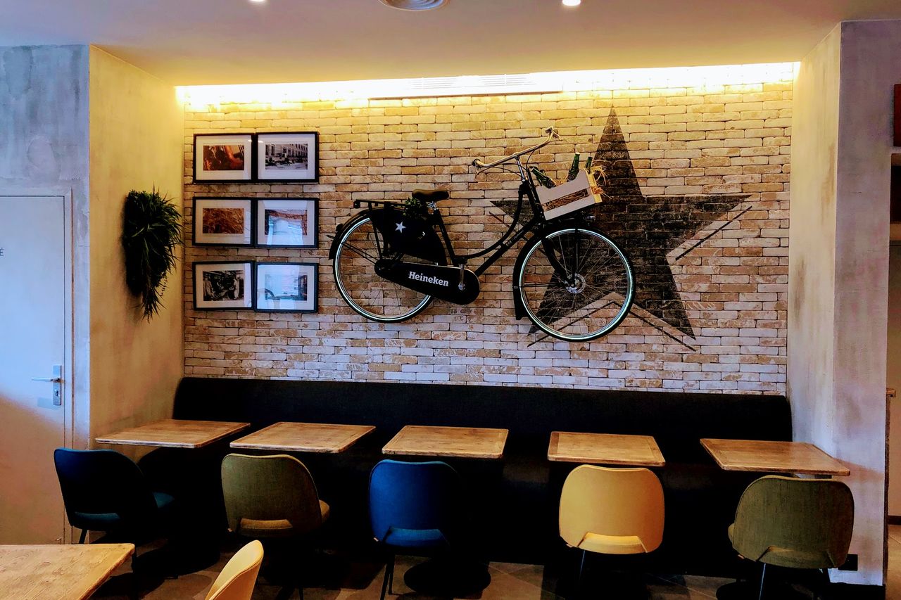 Notre vélo Heineken