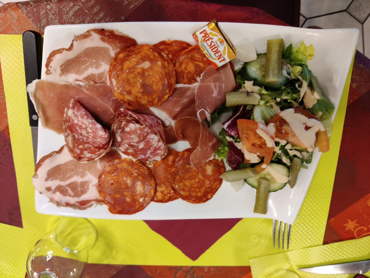 Planche de charcuteries