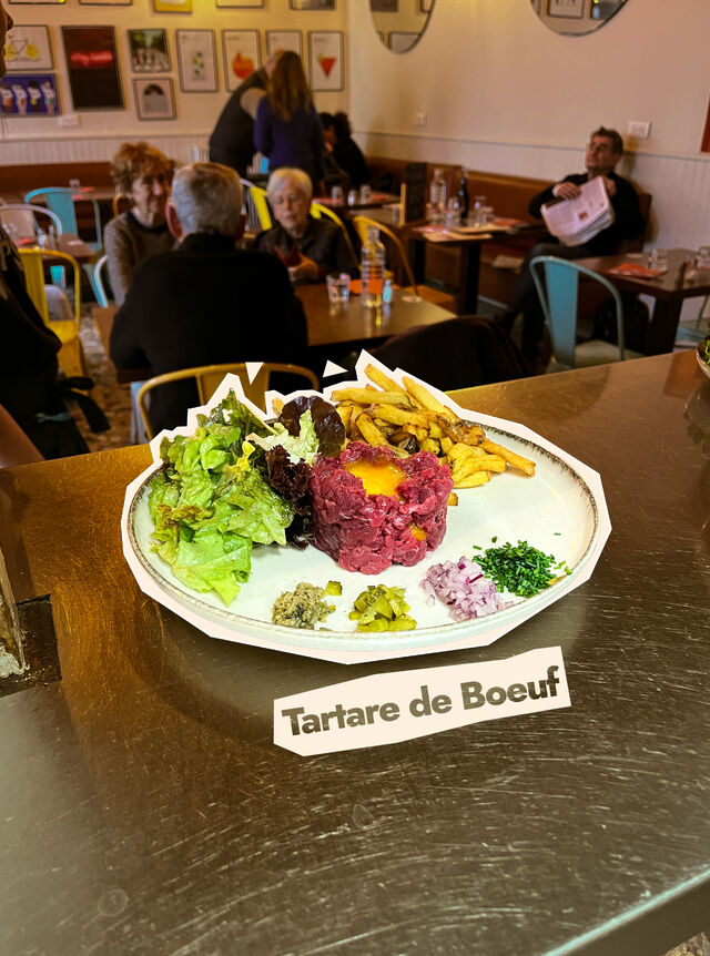 Tartare de boeuf 