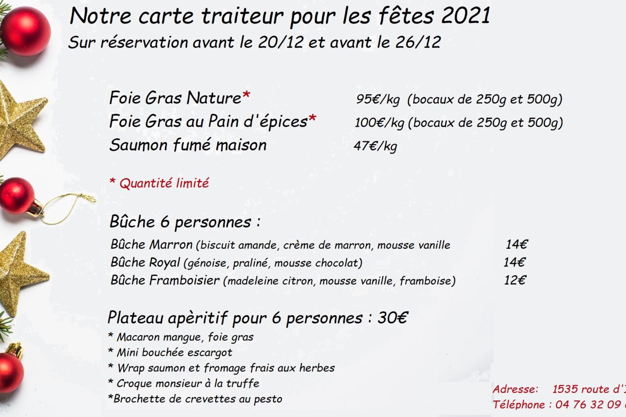 traiteur noel