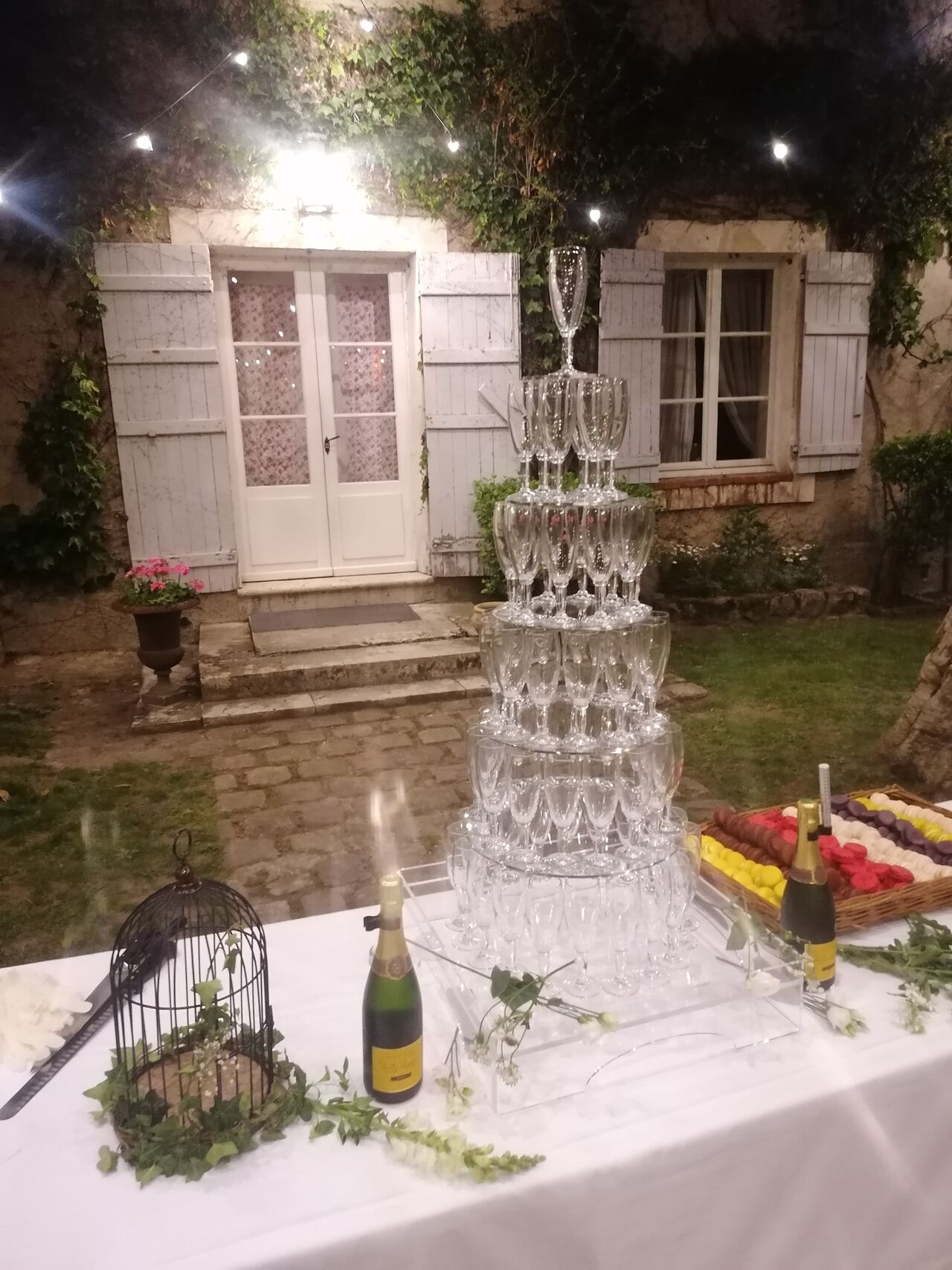 Cascade de champagne