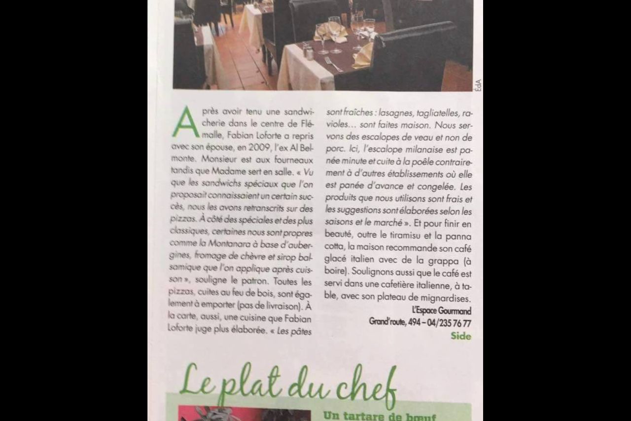 L'espace gourmand