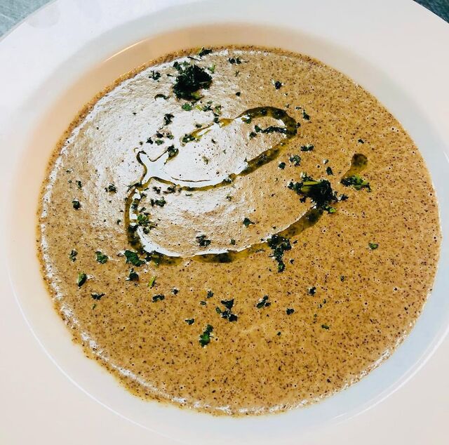 Velouté de champignons maison