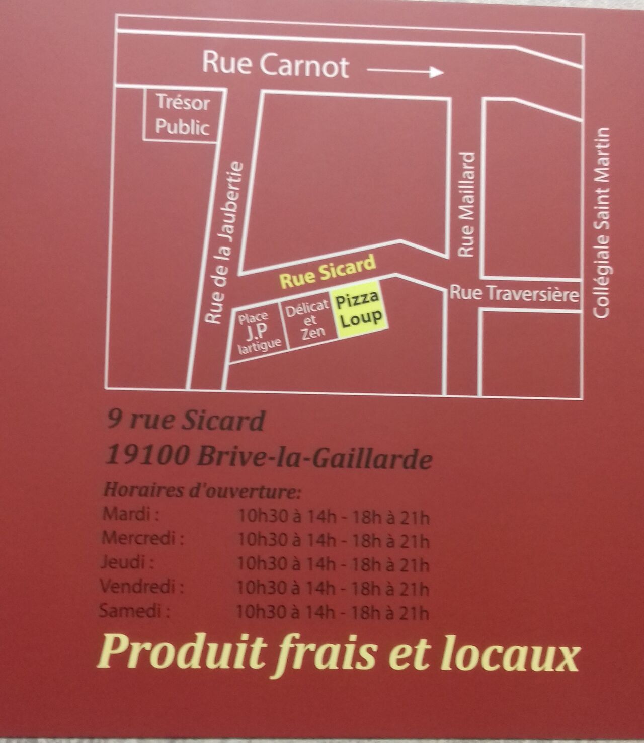 Plan d'accès et horaires 