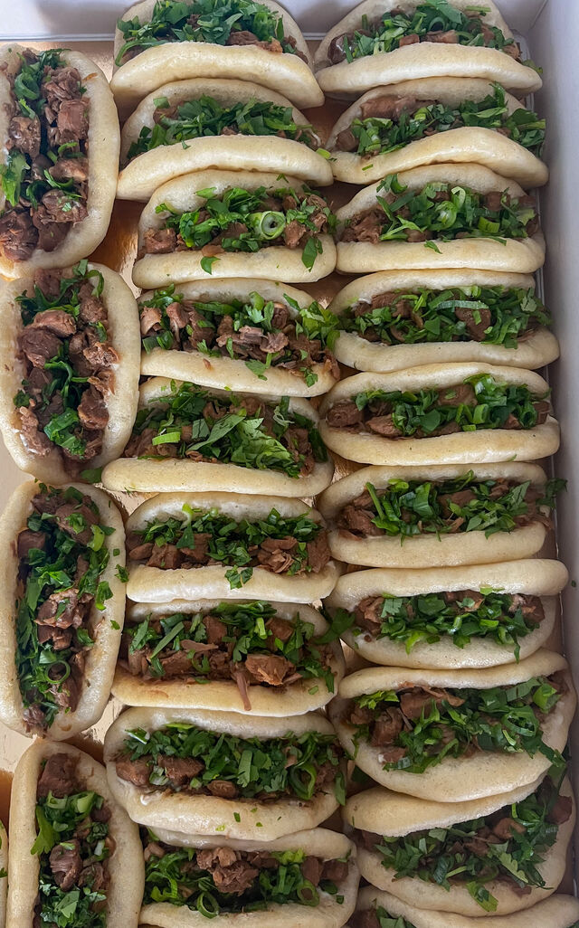 Baos buns porc au caramel (format apéritif)