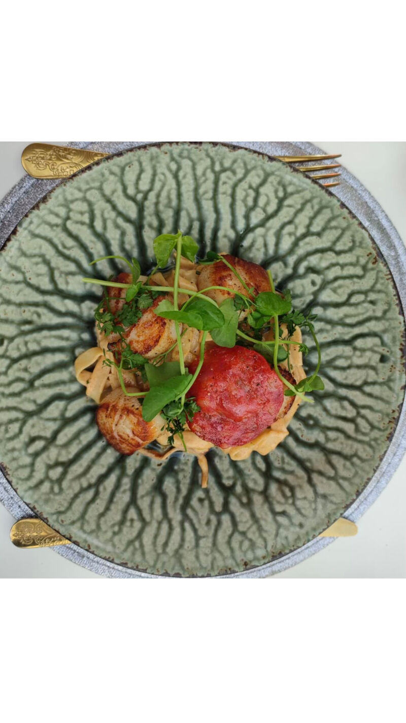 Pâtes, Saint Jacques et Chorizo