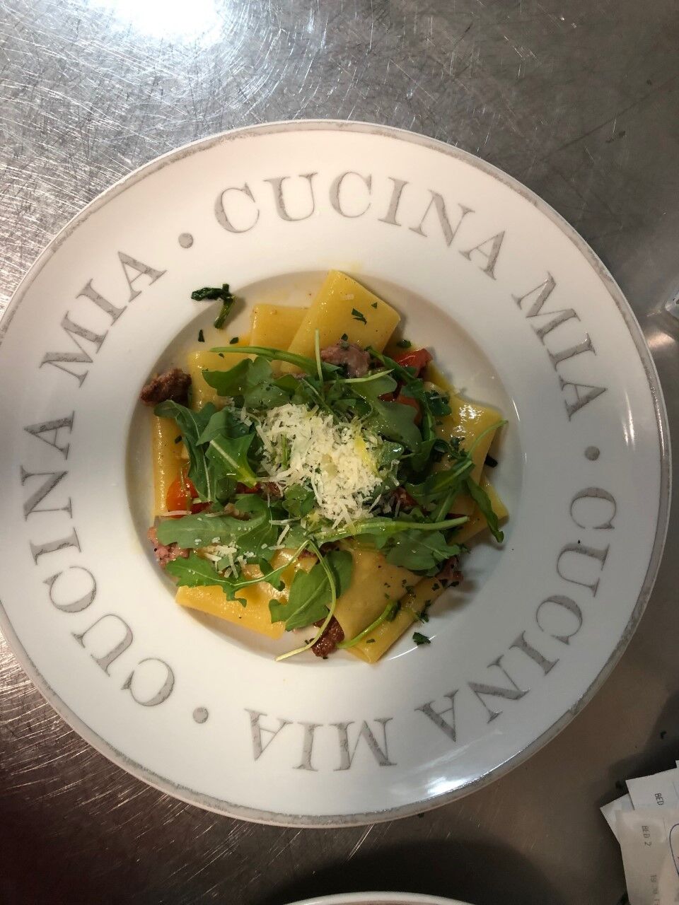 Paccheri mit Salsiccia 