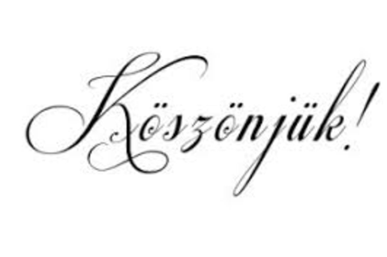 Köszönet!