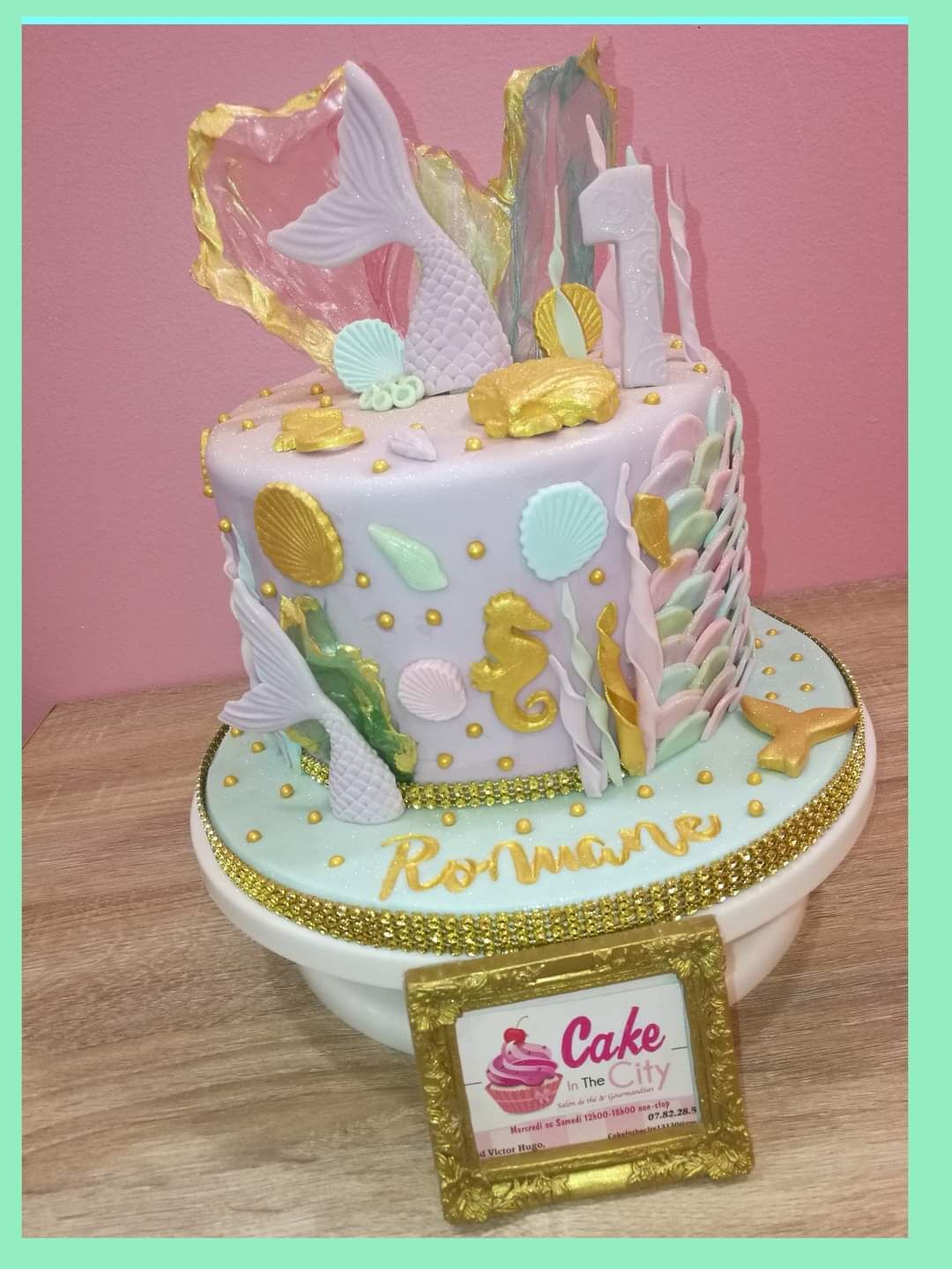 Gâteau thème Sirène