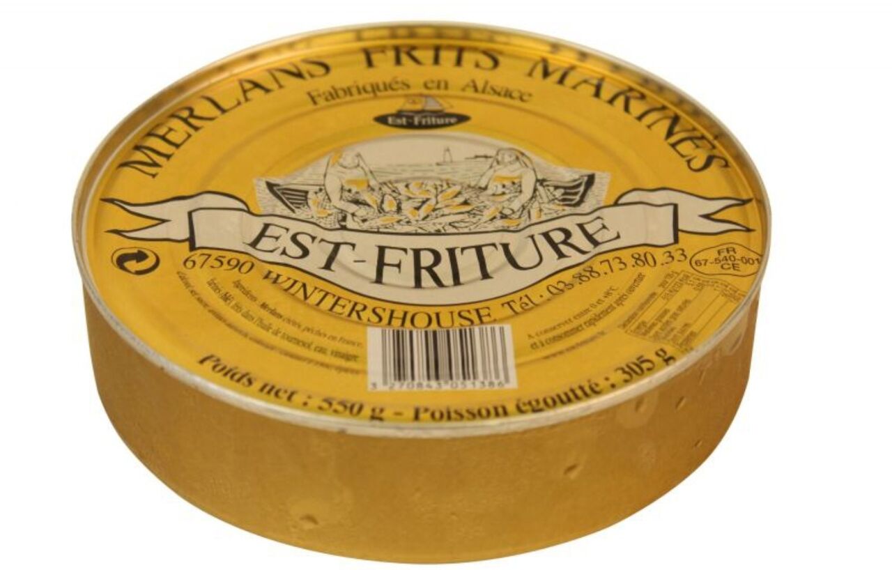 Boîte assiette Merlans frits 1/2L - 5,10€