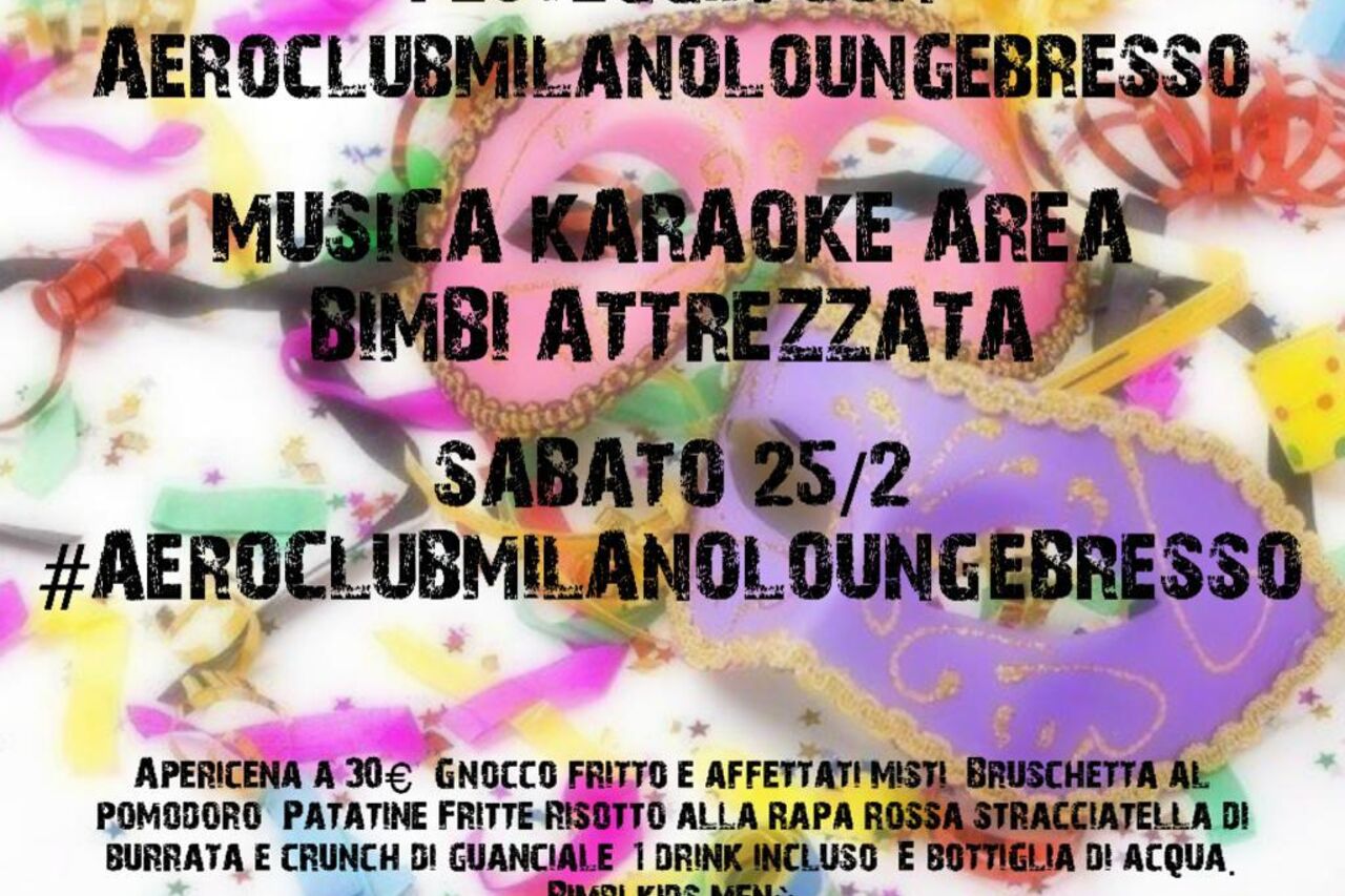 APERICENA DI CARNEVALE