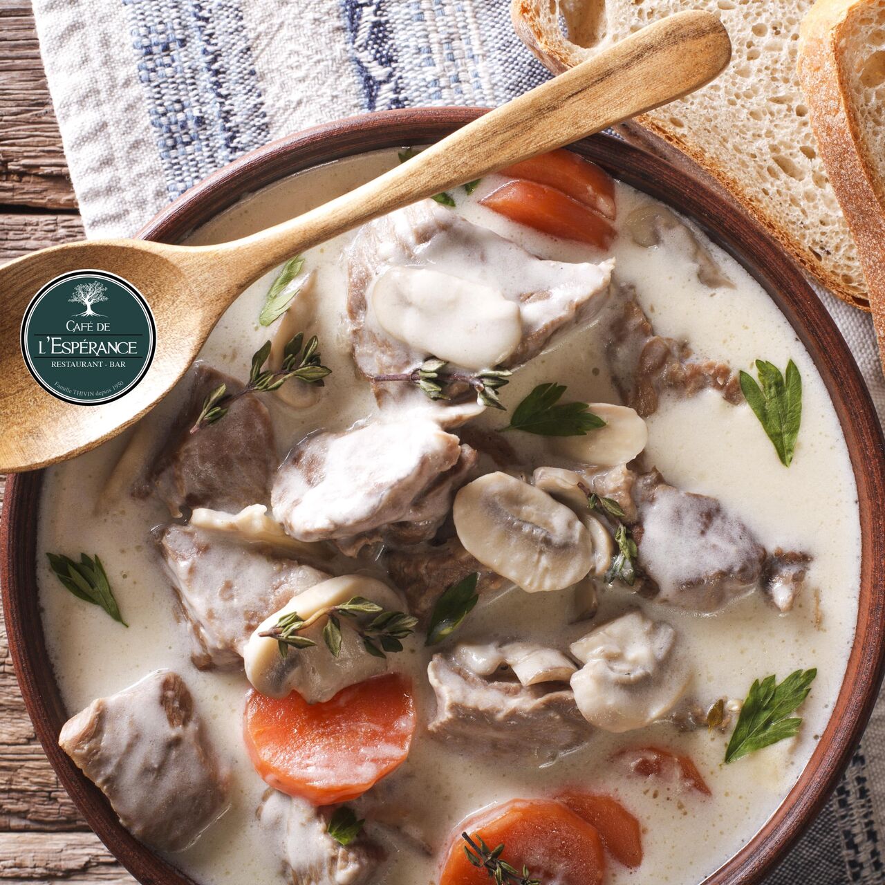 La blanquette de veau !