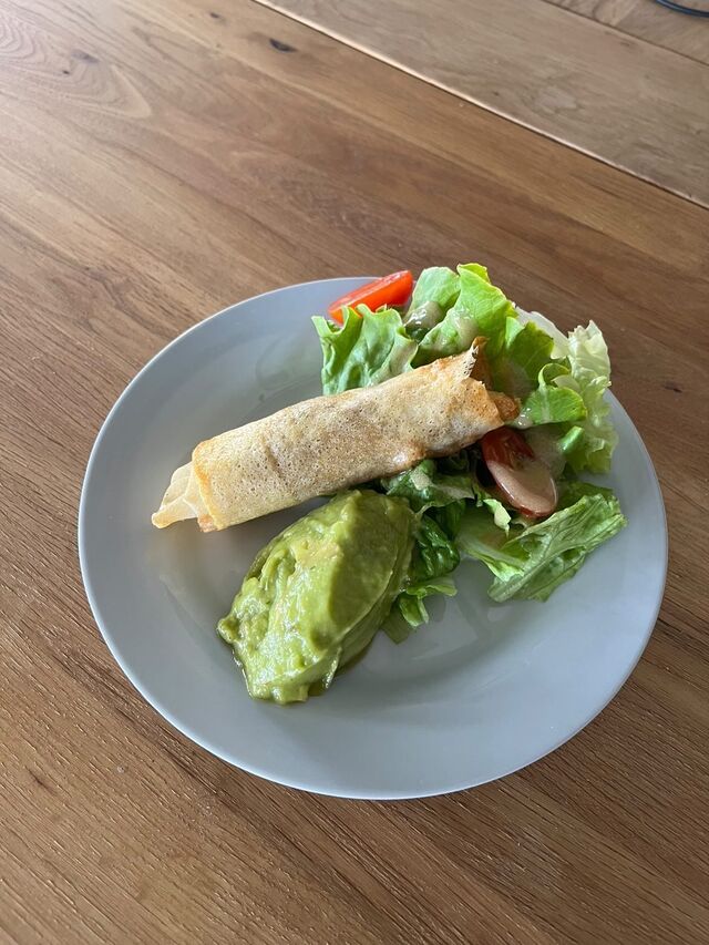 Croustillant de bœuf et guacamole