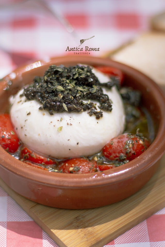 Burrata con trufa