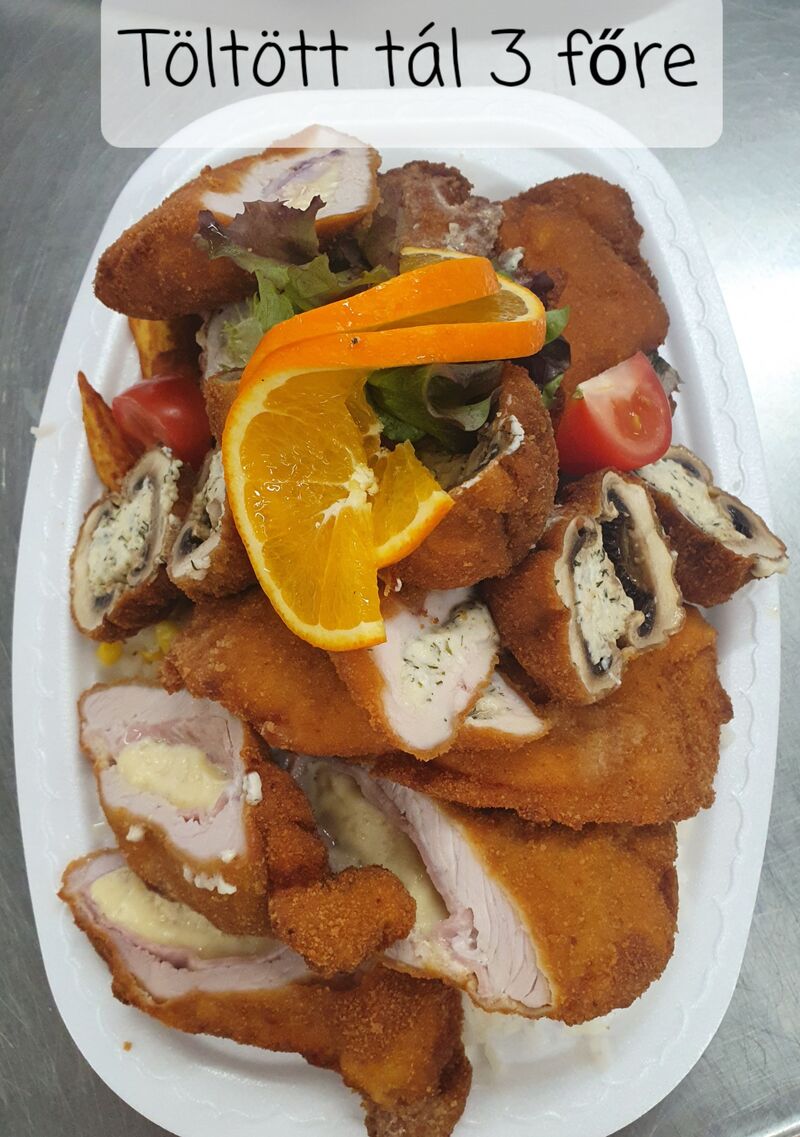 Töltött tál ( rendezvényre)