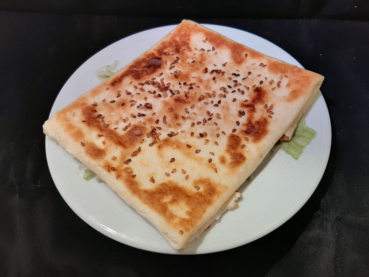 GALETTE AU SESAME
farcie à la viande ou fromage