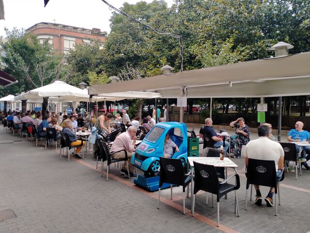Nuestra terraza un dia de verano