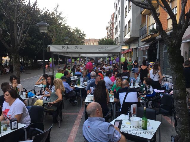 Dia de apertura terraza