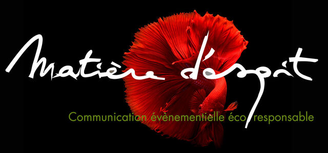 Logo Matière d’Esprit symbolique du poisson guerrier japonais 