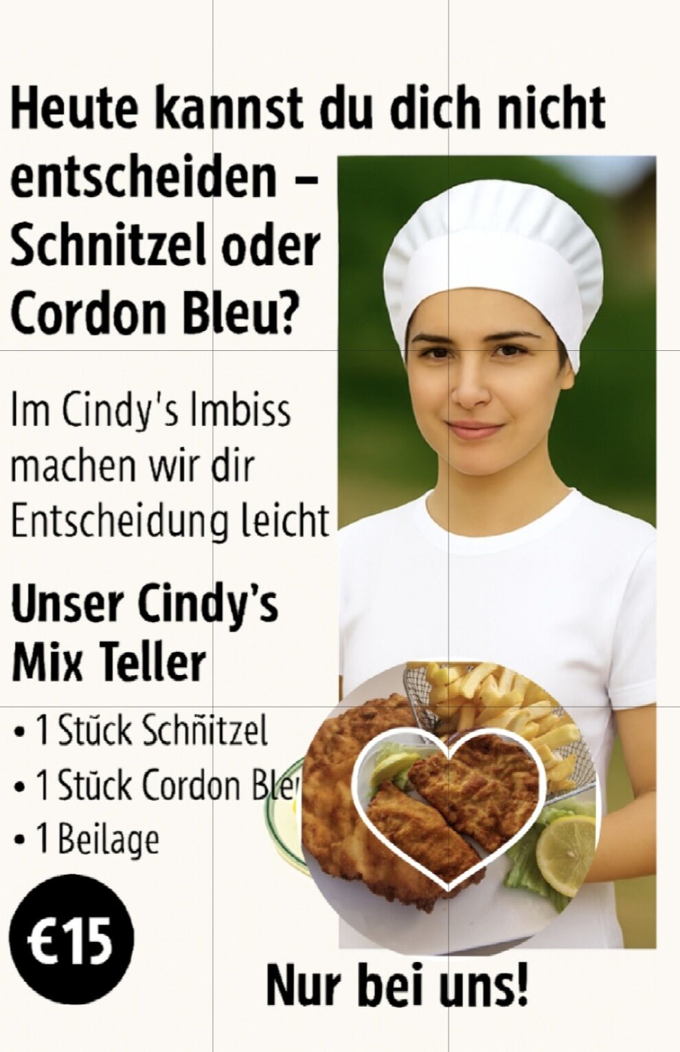 Cindy's Teller € 15
