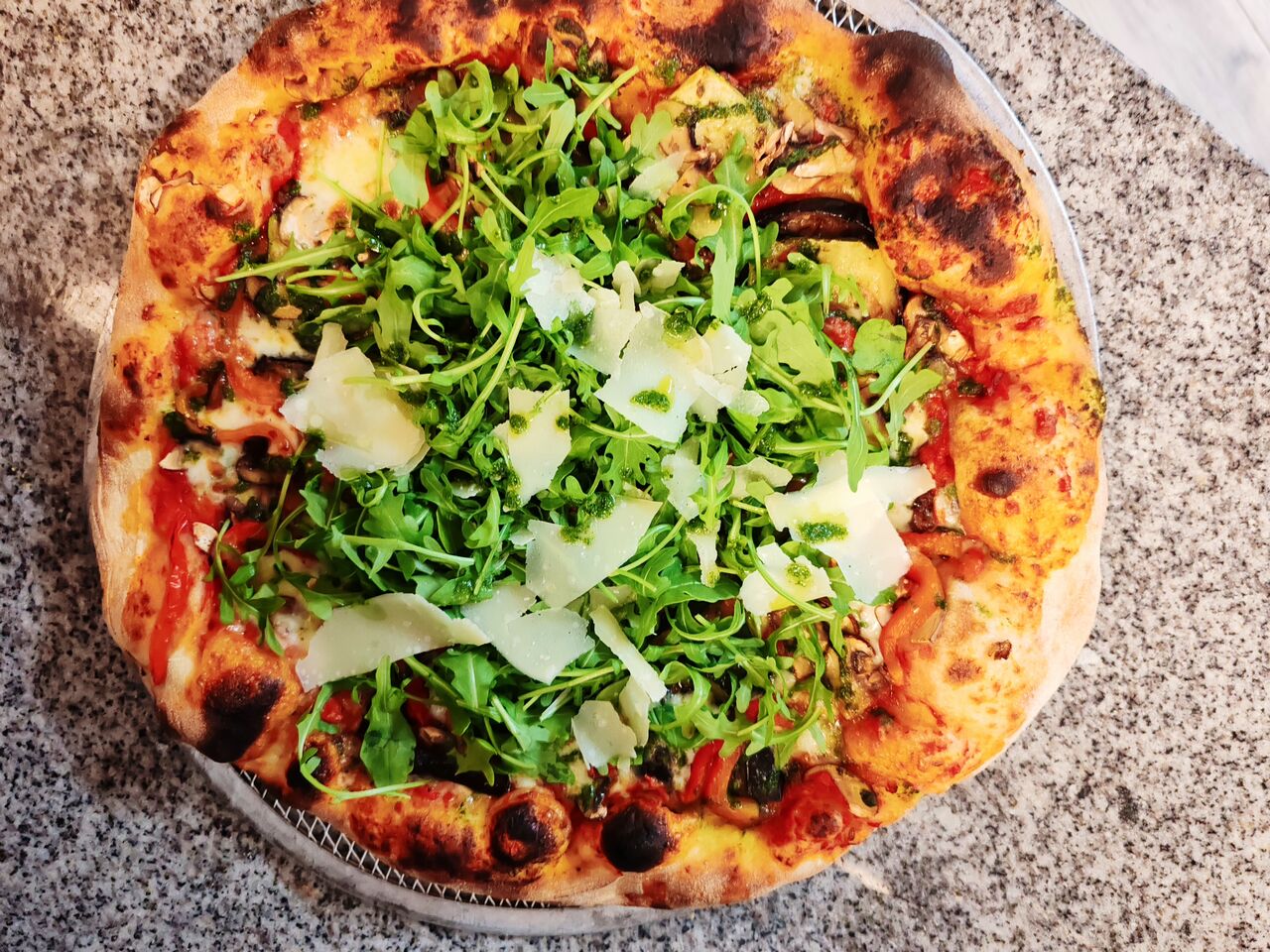 Pizza végétarienne 