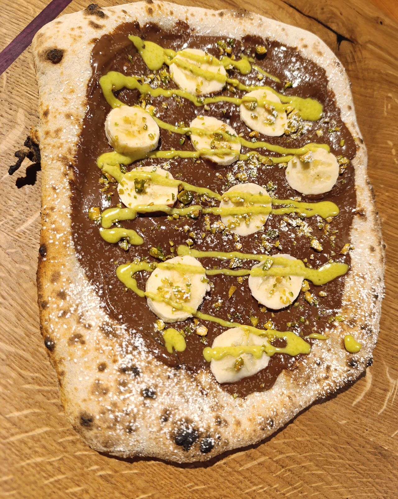 Pizza Schoko Banane