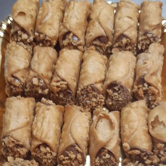 Cannoli siciliani chocolat noisette 