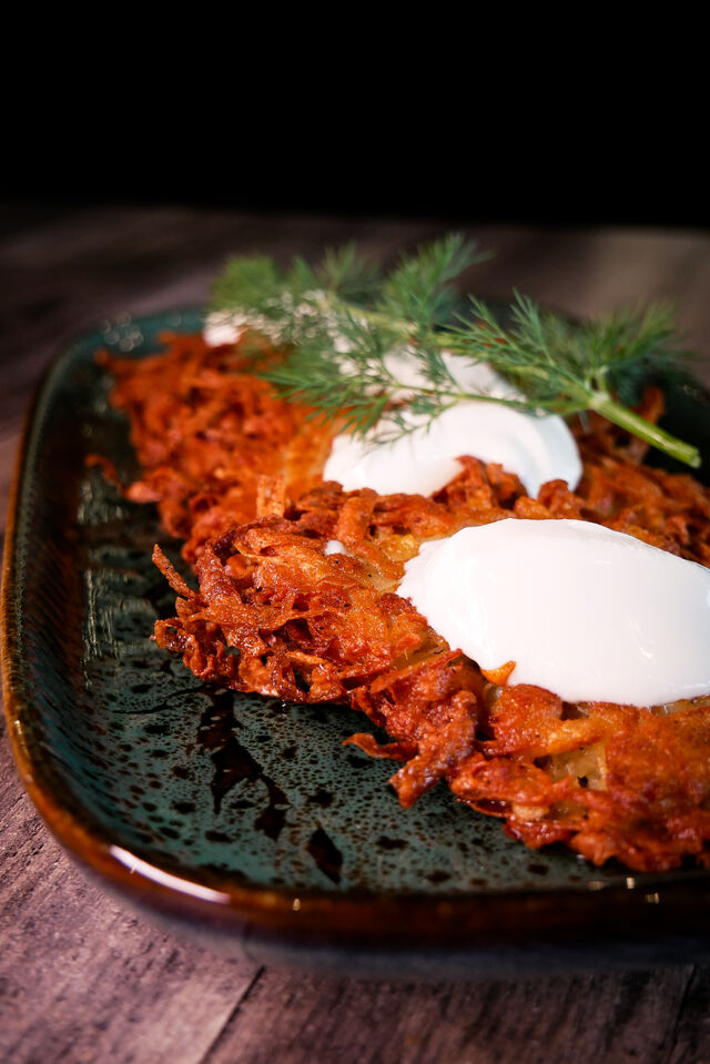 Placki ziemniaczane ze śmietaną