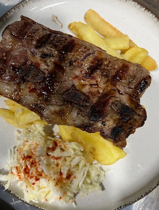 Churrasco de ternera o Tira de asado a la brasa