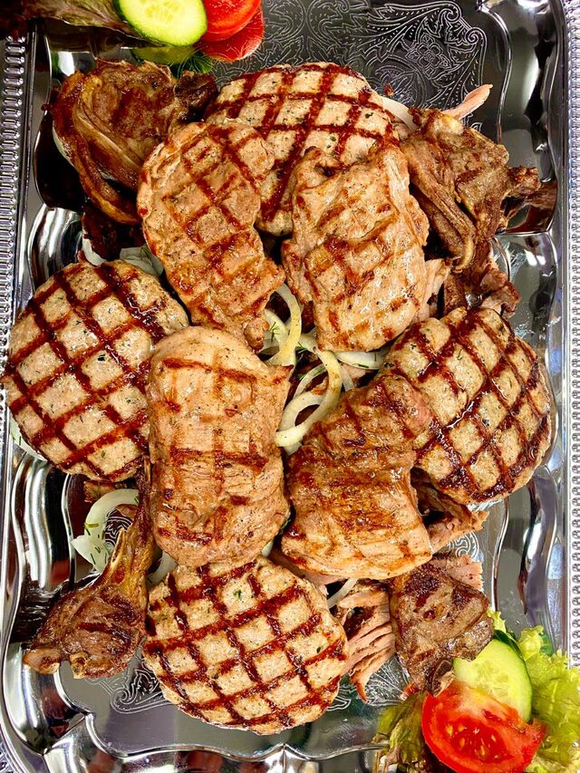 139-Olympos platte für 4 Personen!!!