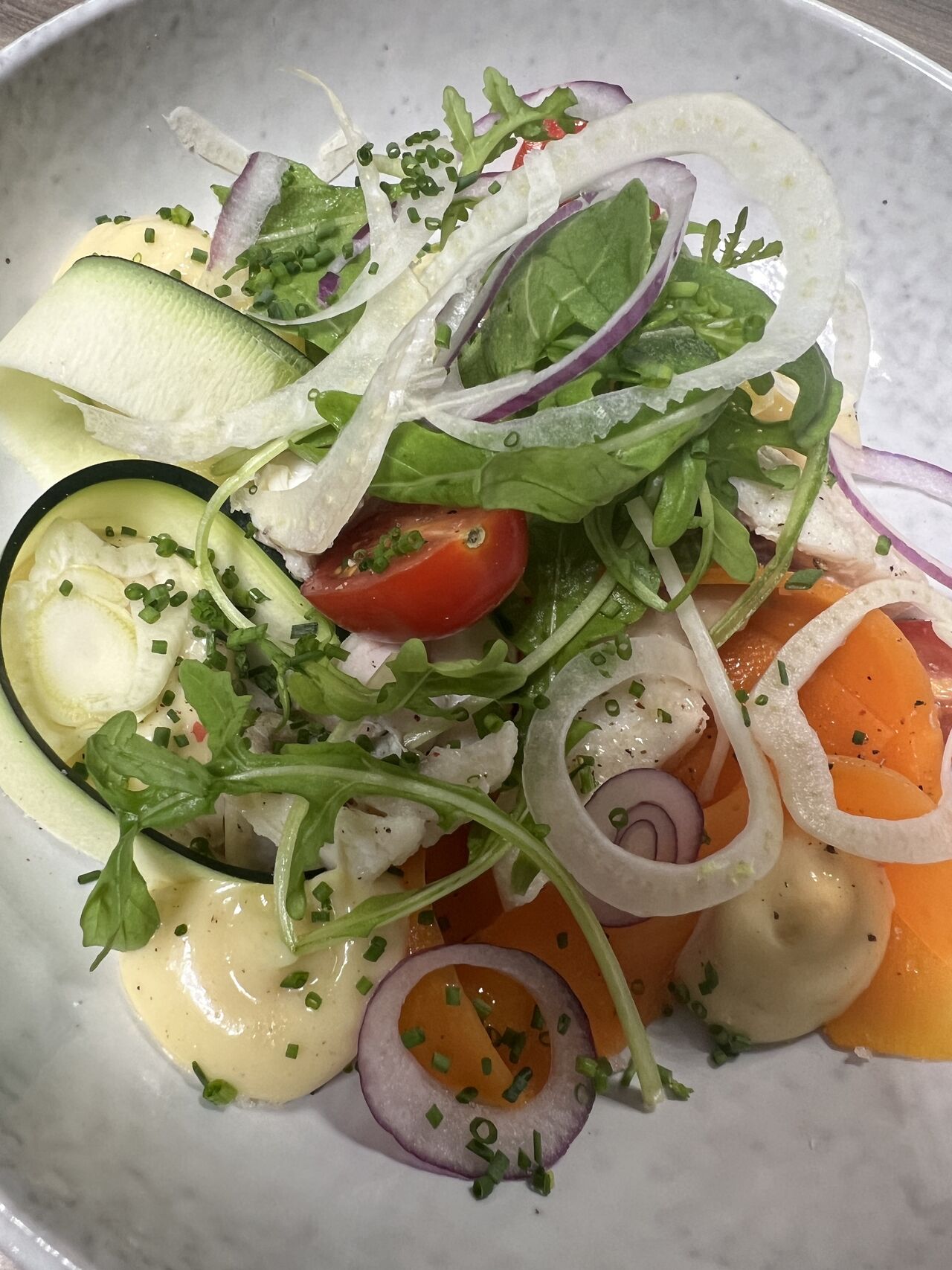 L’Aïoli de Daurade et Légumes Croquants