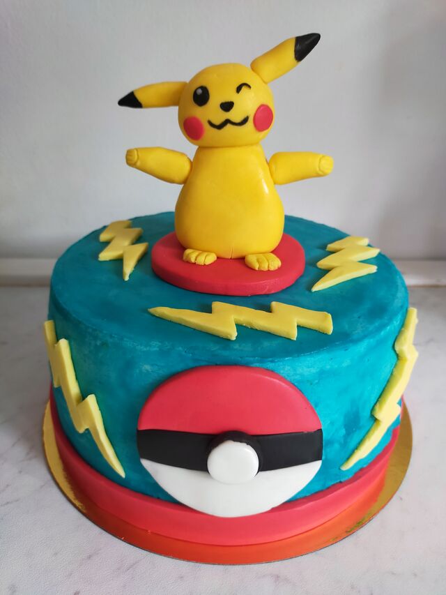 Cake design Pikachu