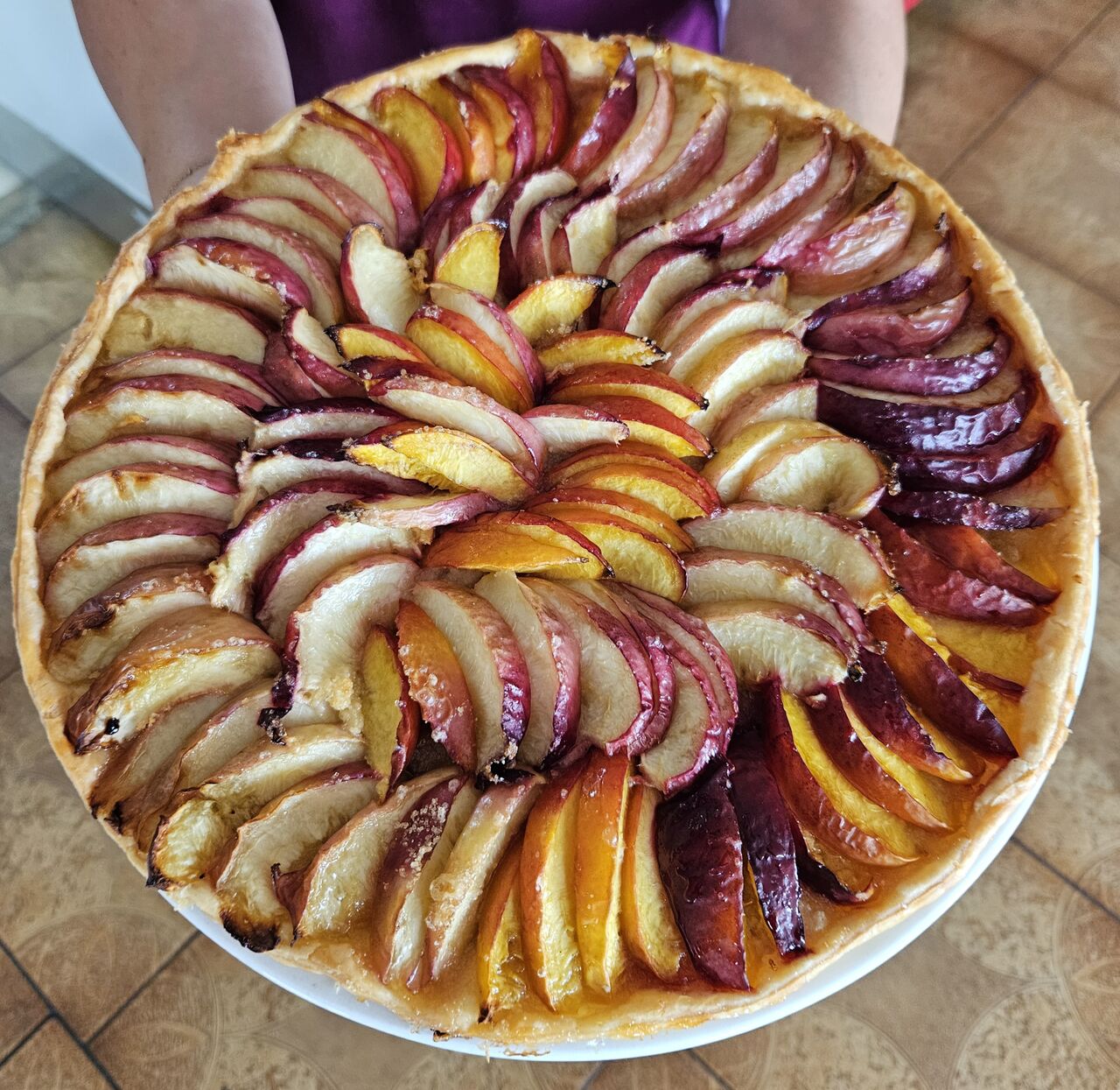 Tarte pèche 