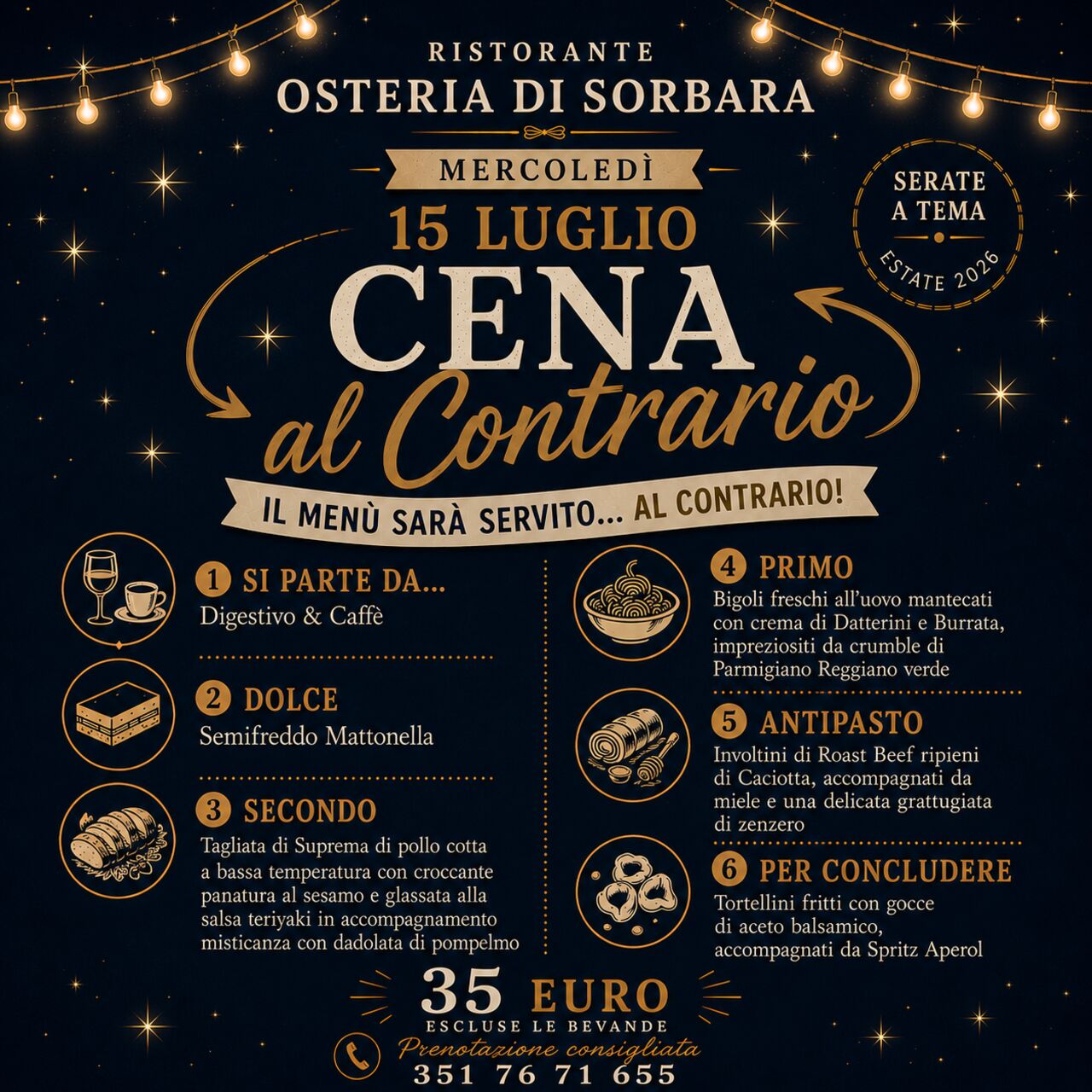 SERATE A TEMA ESTATE 2026-CENA AL CONTRARIO- 15 LUGLIO