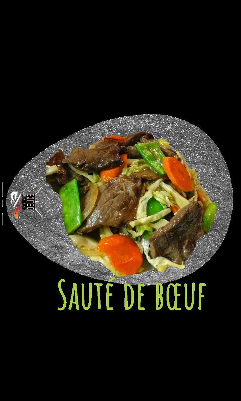 sauté de boeuf finement couper avecz cest légumes croquante