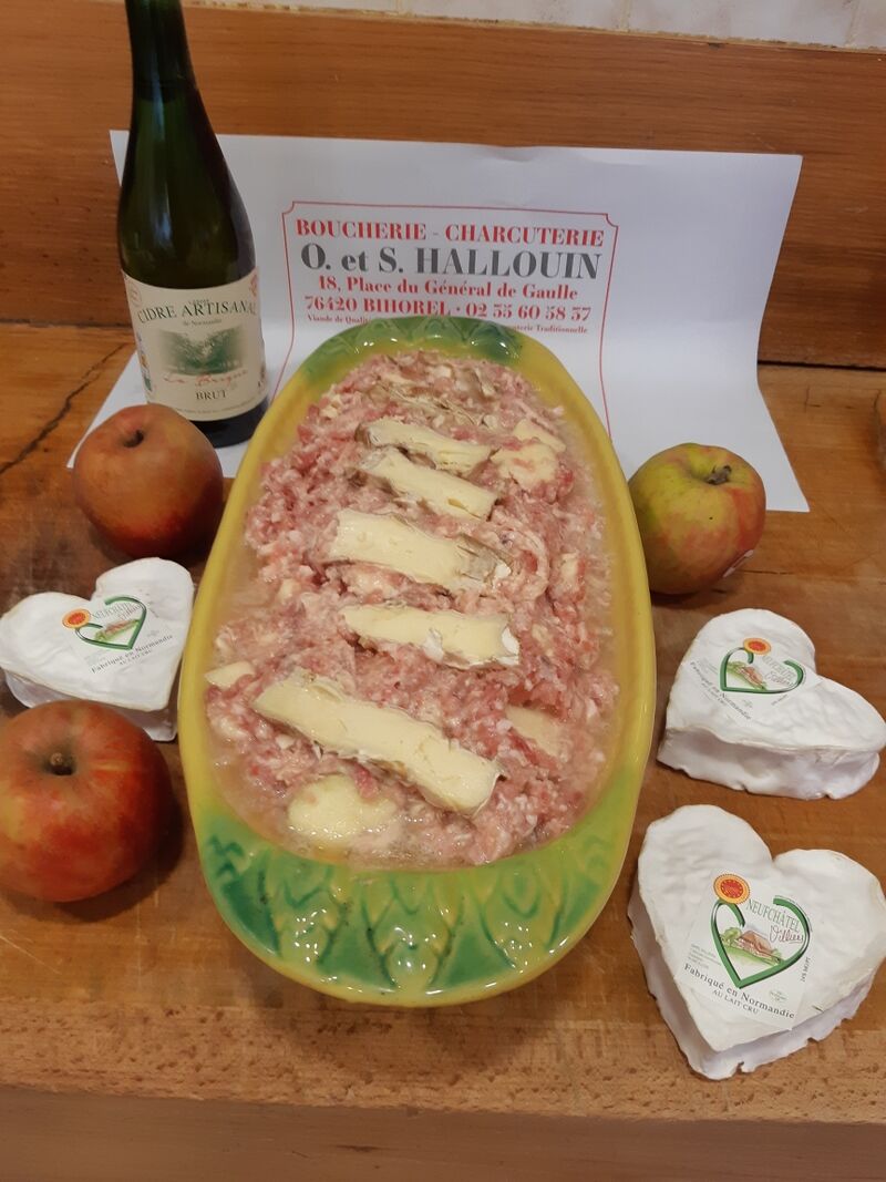 Terrine neufchâtel et pommes