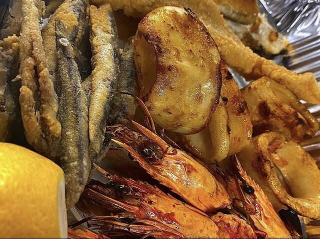 Fischplatte für 2 Personen