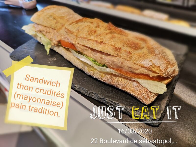 SW Thon mayonnaise crudités 