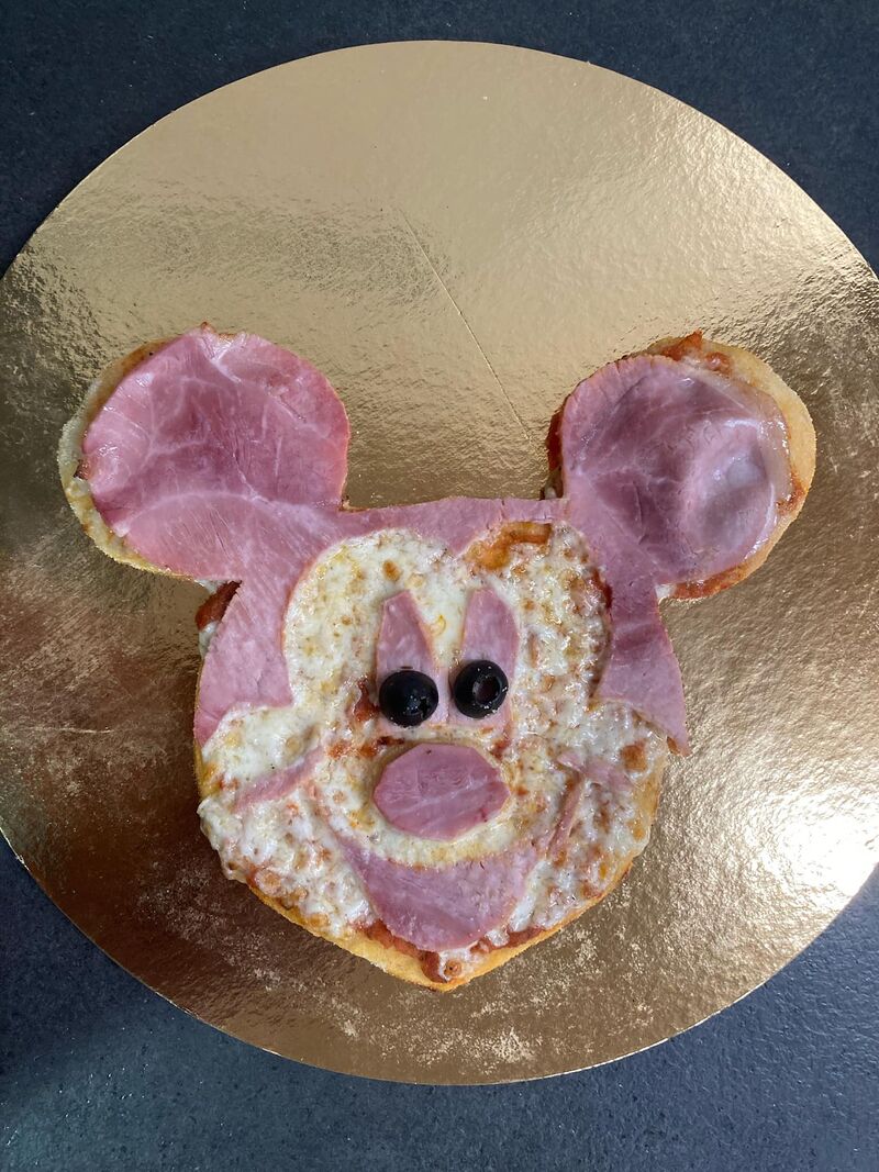 La Pizza Mickey pour nos petits