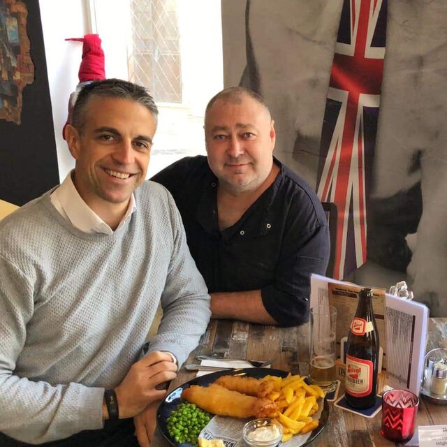 Freund und Stammgast Hannes Auer