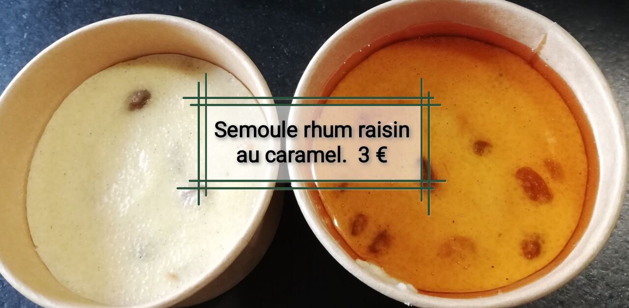 Dessert du 06 et 07 juillet 2021 